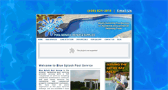 Desktop Screenshot of bluesplashpoolservice.com